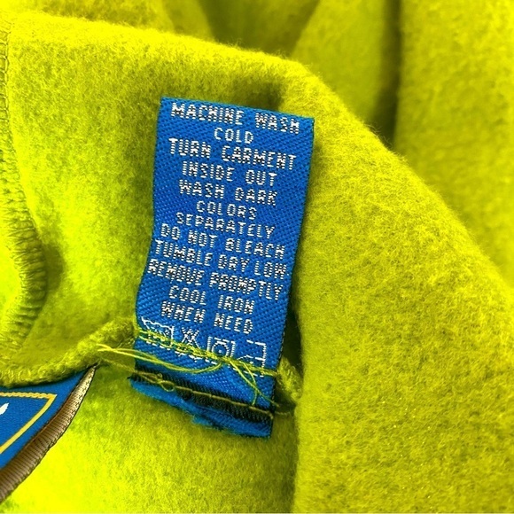 Disney Winnie The Pooh Apple Green Fleece Hoodie Size M - Picture 7 of 7